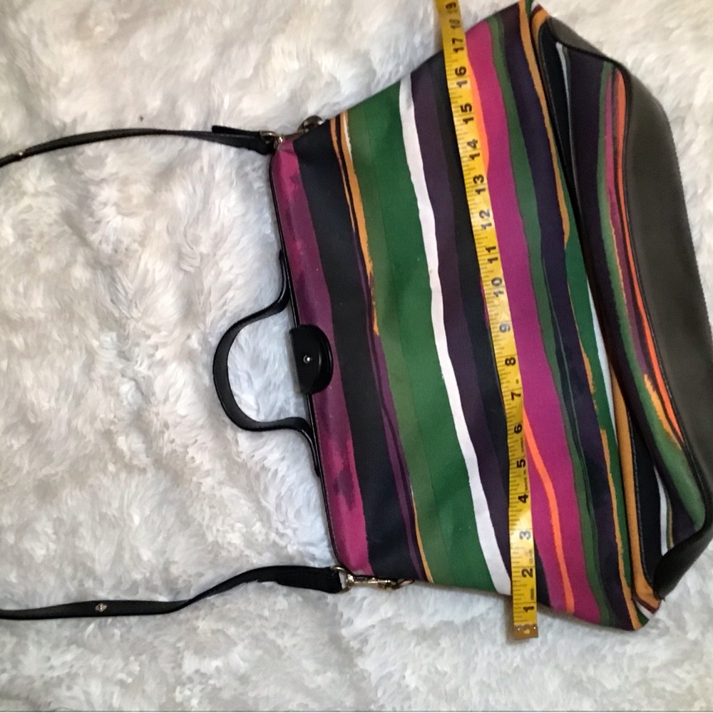 Kate Spade Saturday Sunset Stripe Bowler Satchel bag - Picture 7 of 9